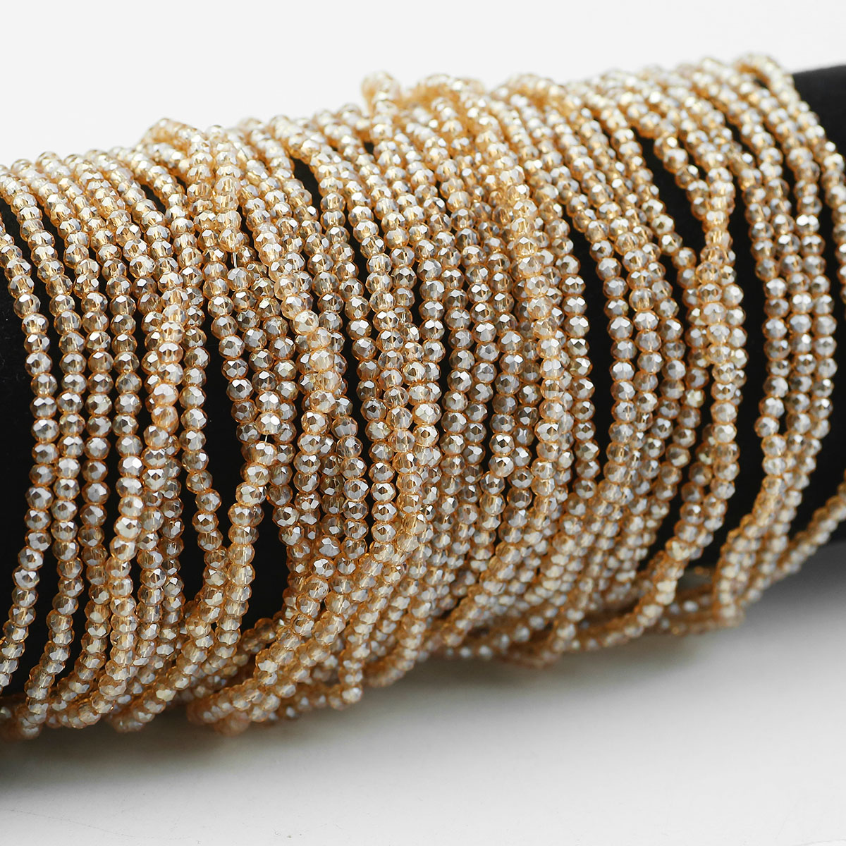 WLYeeS Flat Round Gold Champag - Glass Seed Beads 2Mm Jewelry Making review and price