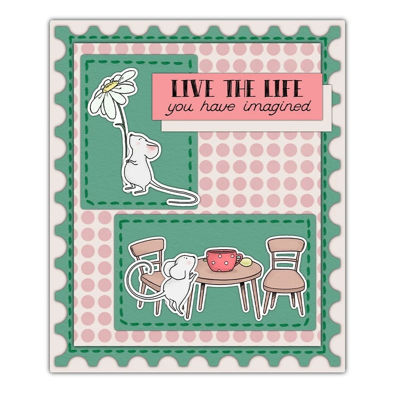 Suncraft Little Mouse & Kitche - Clear Silicone Stamps For Card Making review and price