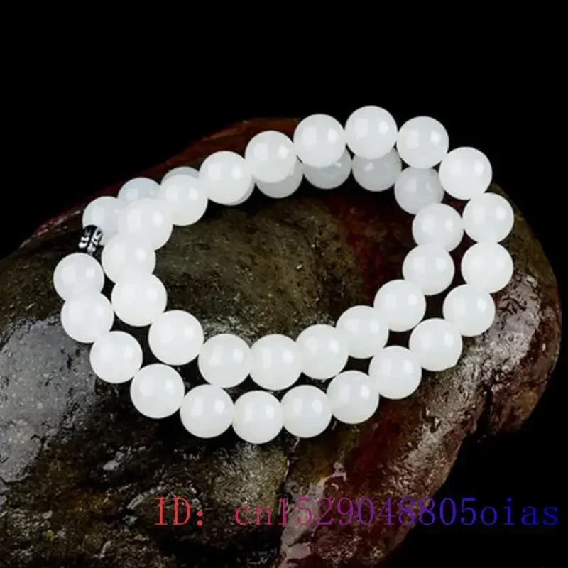 White Jade Beaded Necklace Bea - Beading review and price