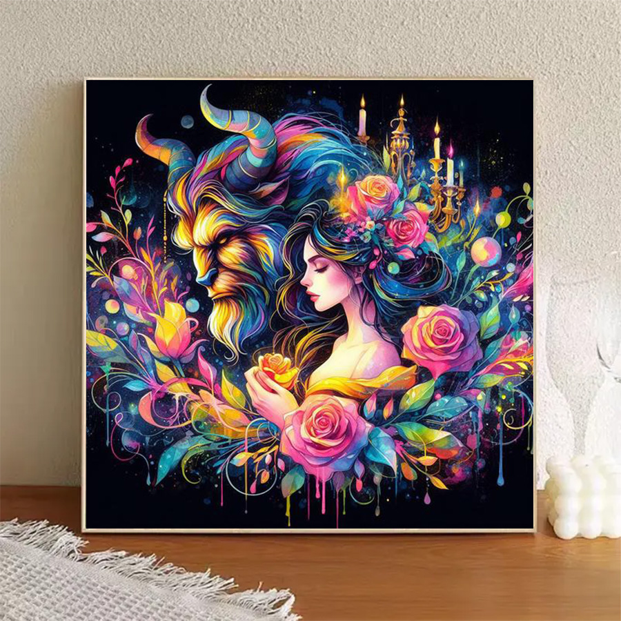 1 piece - Potdemiel-5D-DIY - F - 5D Diamond Painting Kit Full Drill review and price