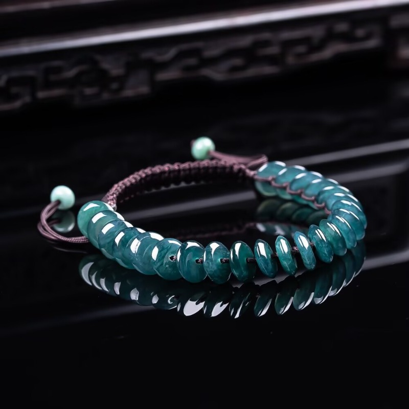 Natural Real Emerald Blue Wate - Beading review and price