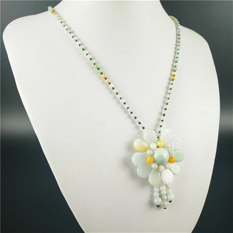 Certified Burmese Jade Sunflow - Beading review and price