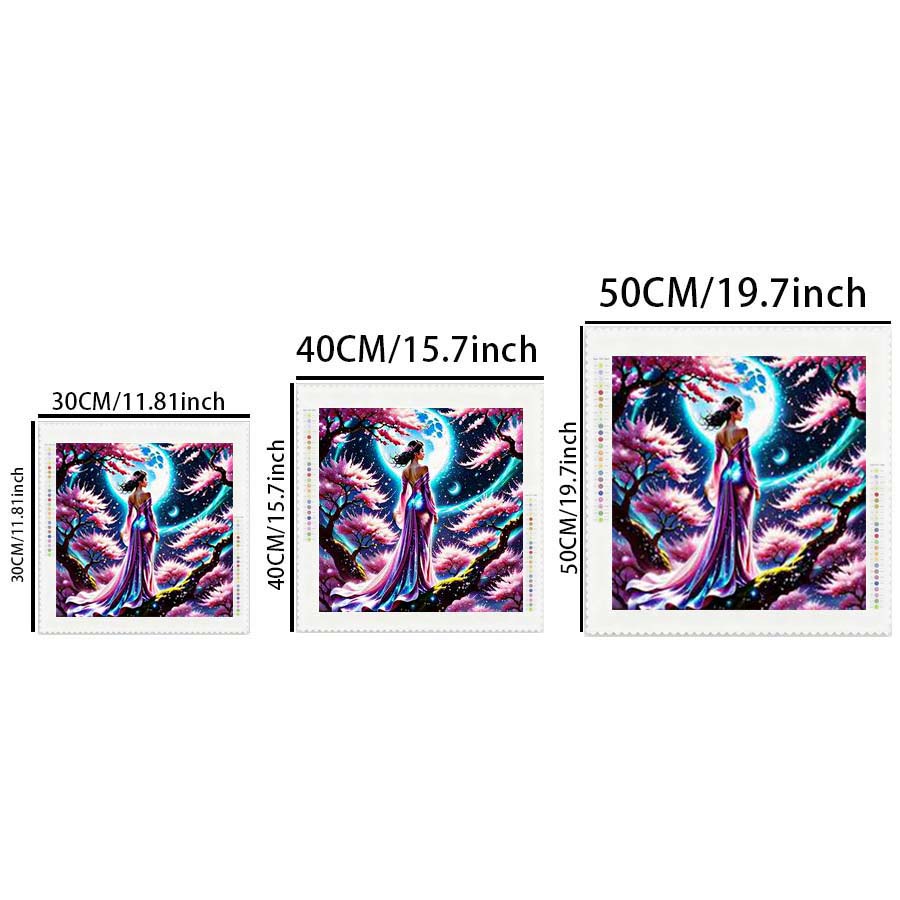 1 piece 5D DIY flocking cloth, - 5D Diamond Painting Kit Full Drill review and price