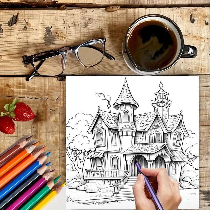 Haunted House Coloring Book fo - Painting Supplies review and price