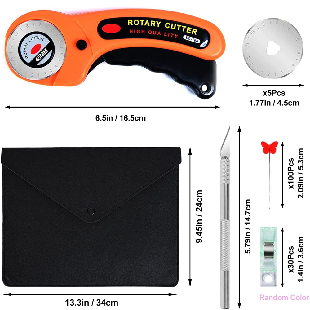 147Pcs Rotary Cutter Kit 45mm  - Rotary Cutter For Fabric 45Mm review and price