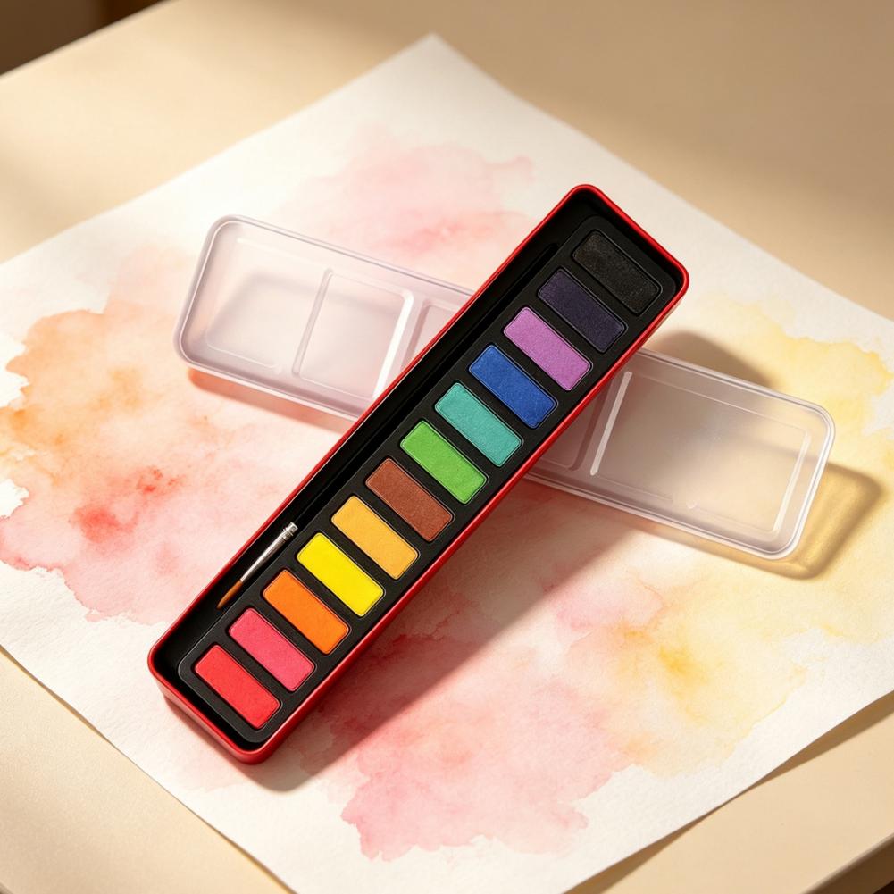 Portable Watercolor Paint Set  - Watercolor Paint Set Solid Pigment review and price