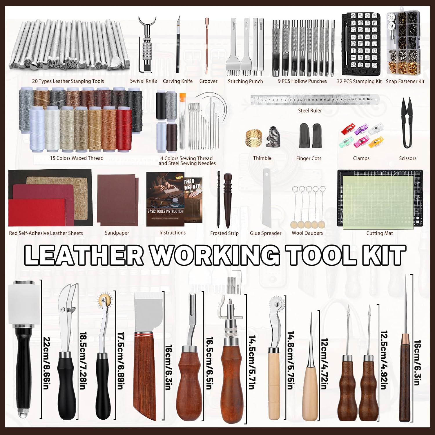 Leather Working Kit, Leather W - Sewing review and price