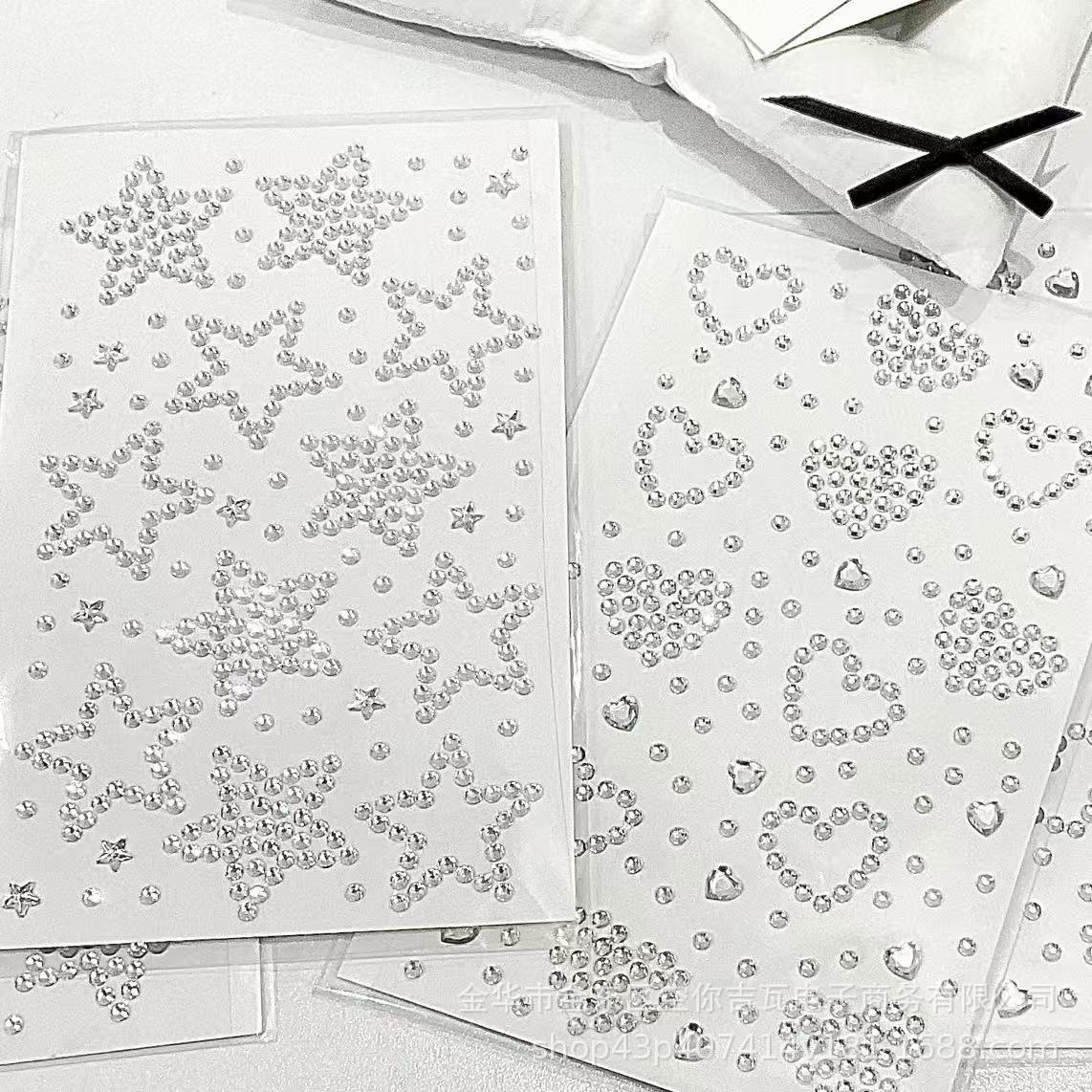 Silver Star Heart Rhinestone S - Scrapbooking review and price