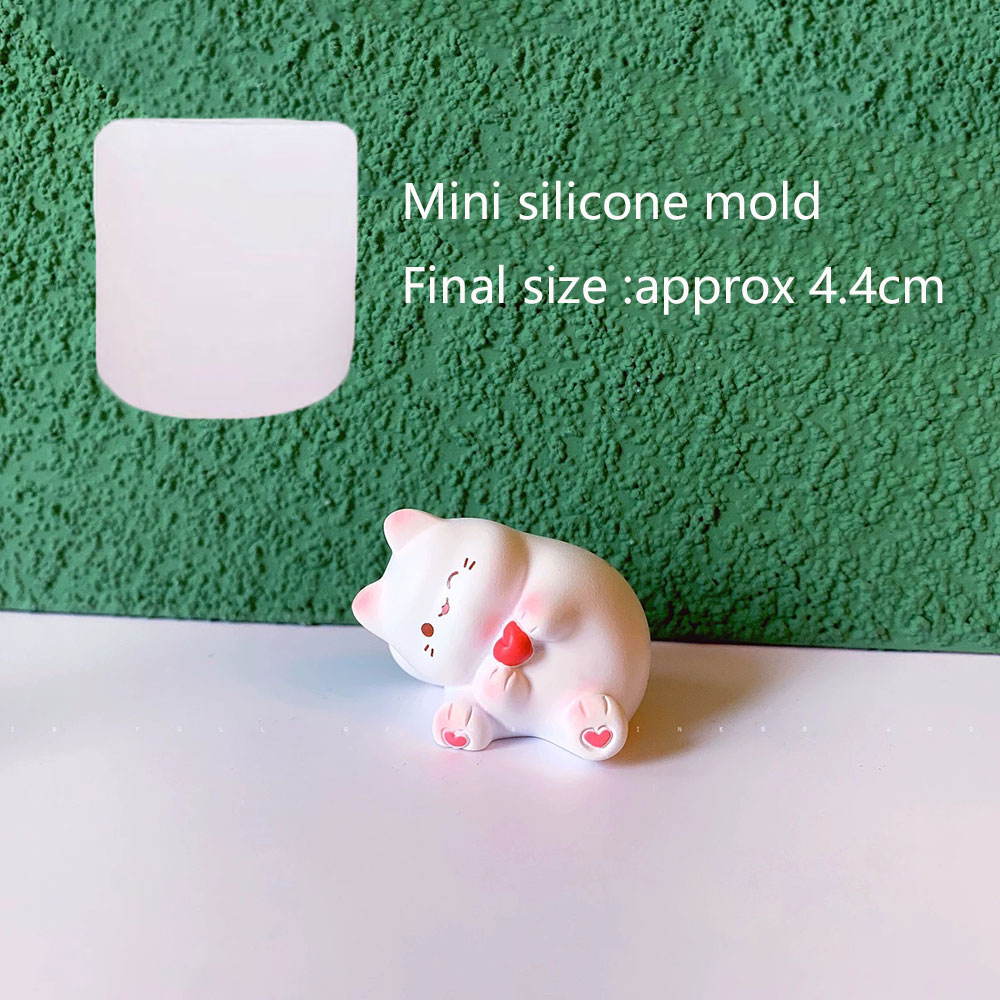 3D Cat Silicone Mold Set Plast - Silicone Epoxy Resin Molds Set review and price