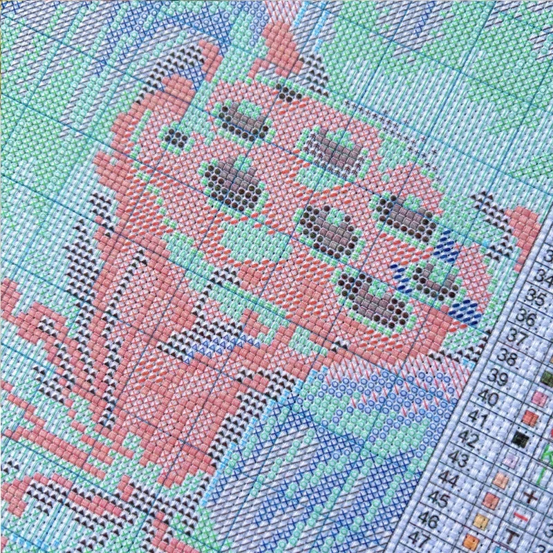 [ZZ4491- Flower Ball Dwarf] DI - Cross Stitch Stamped Kits Beginners review and price